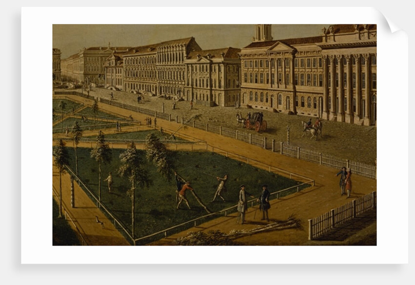 View of Wilhelmsplatz from the north, 1773 by Johann Friedrich Meyer