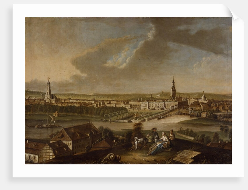 View over Potsdam from Brauhausberg, 1772 by Johann Friedrich Meyer