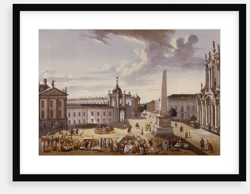 View of the Town Hall, 1772 by Carl Christian Baron
