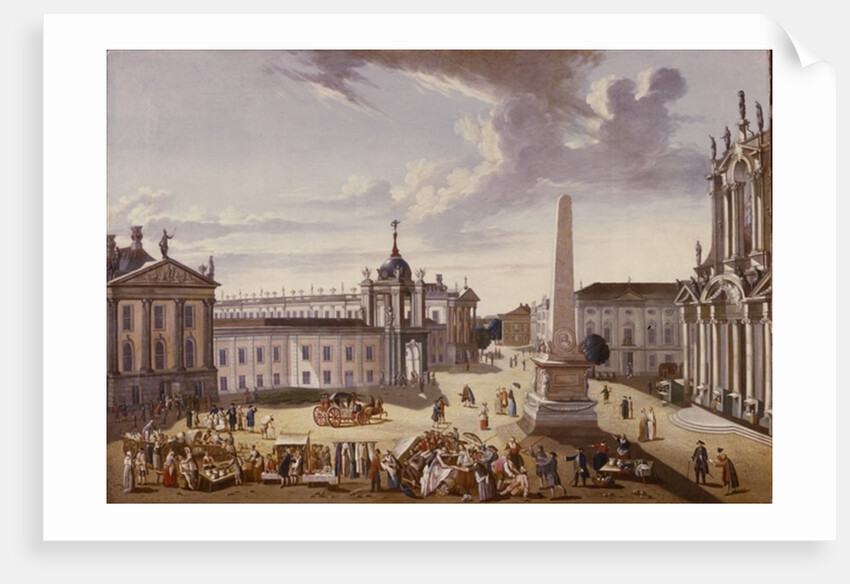 View of the Town Hall, 1772 by Carl Christian Baron