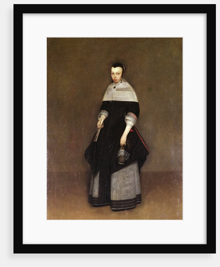 Female portrait by Gerard ter Borch or Terborch