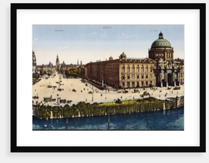 View of Berlin at the turn of the century by School German