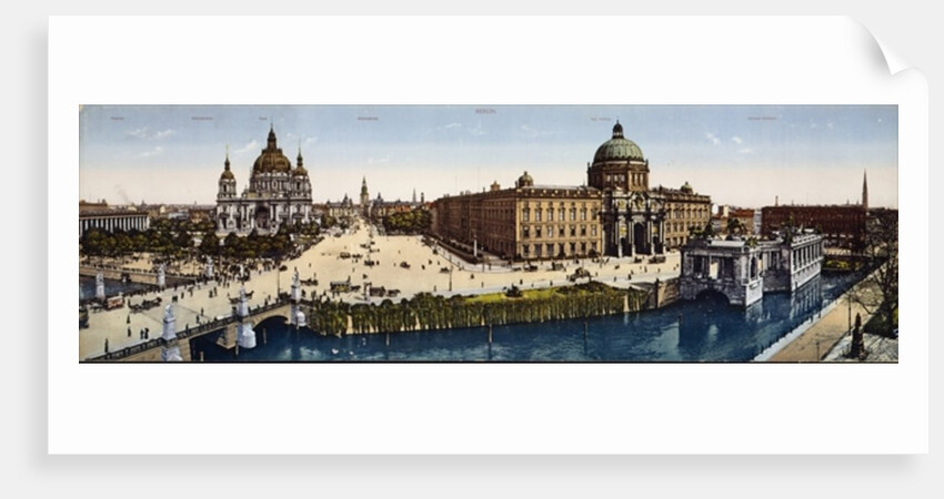 View of Berlin at the turn of the century by School German