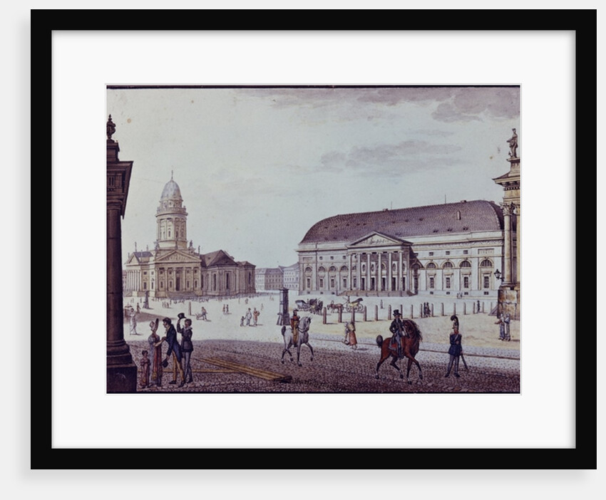 The Gerndarmenmarkt by F.A. Calau