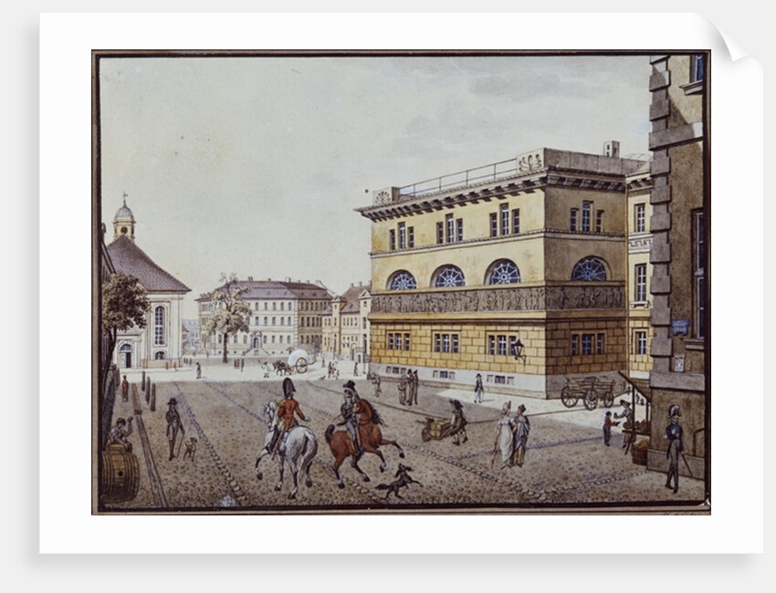 View of the mint, Berlin by F.A. Calau