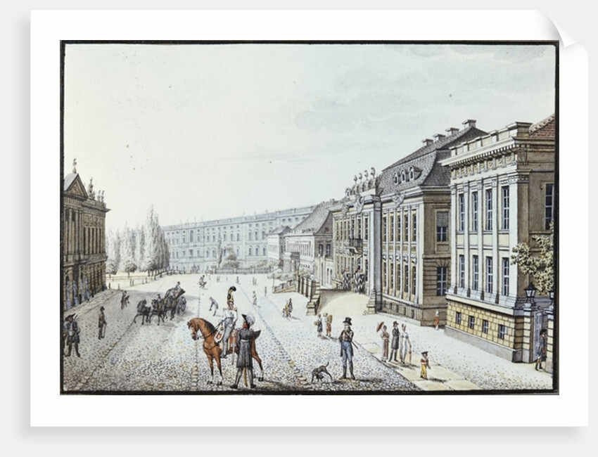 View of the Royal Palace, Berlin by F.A. Calau