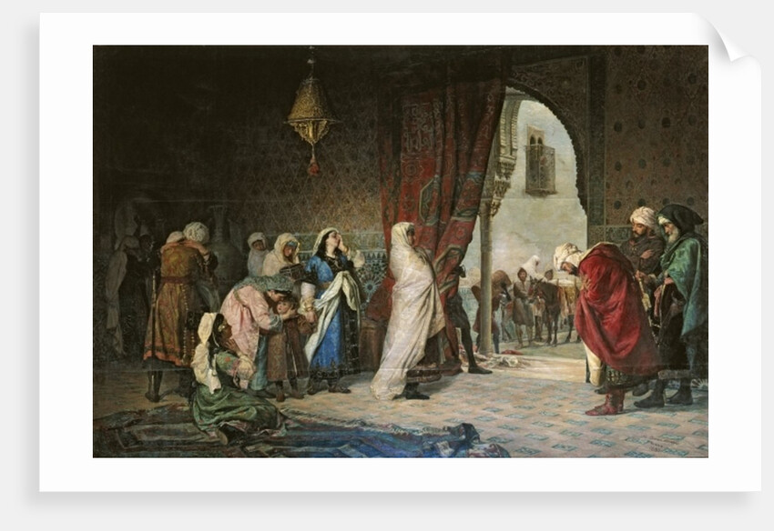 Salida del Boabdil, at the Alhambra by Manuel Gomez Moreno y Gonzalez
