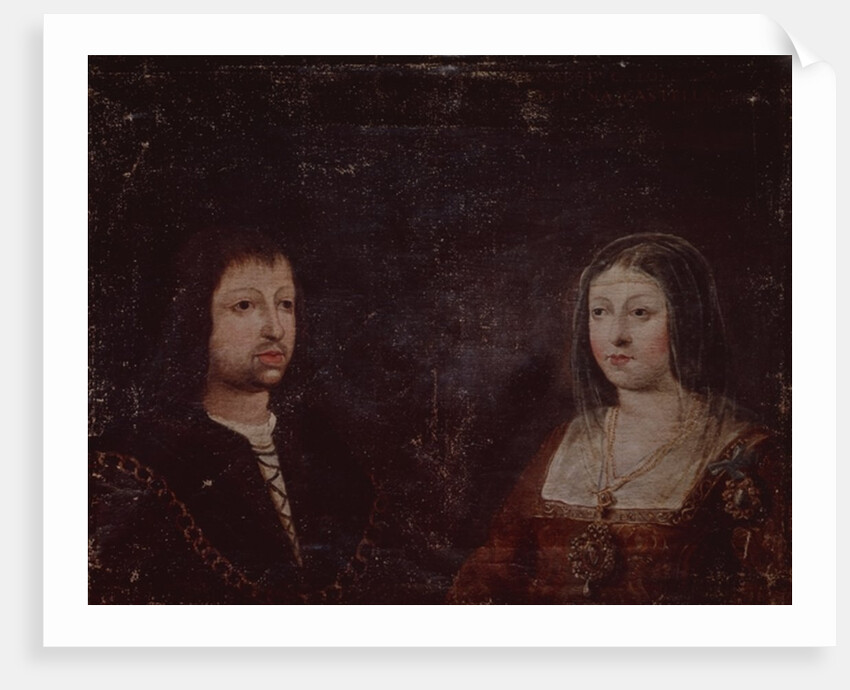 Ferdinand II of Aragon and Isabella I of Castile by Spanish School