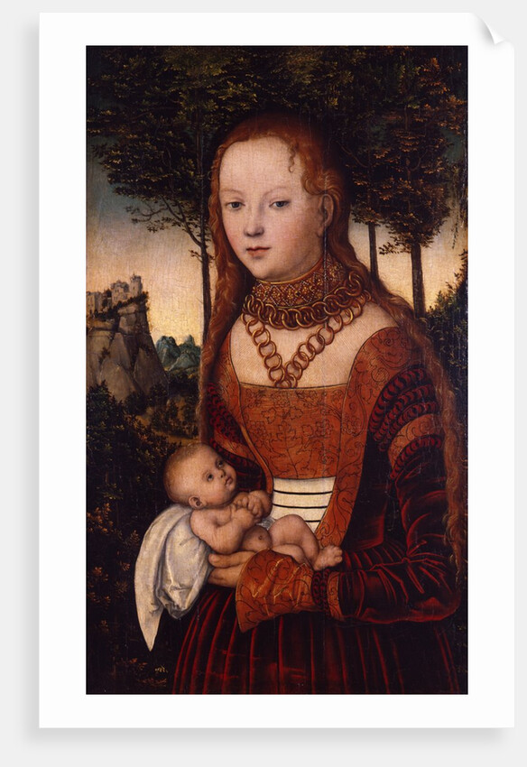Young mother with child by Lucas the Elder Cranach