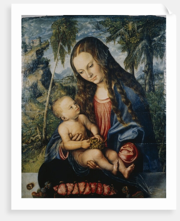 Madonna under the fir tree, c.1510 by Lucas the Elder (after) Cranach