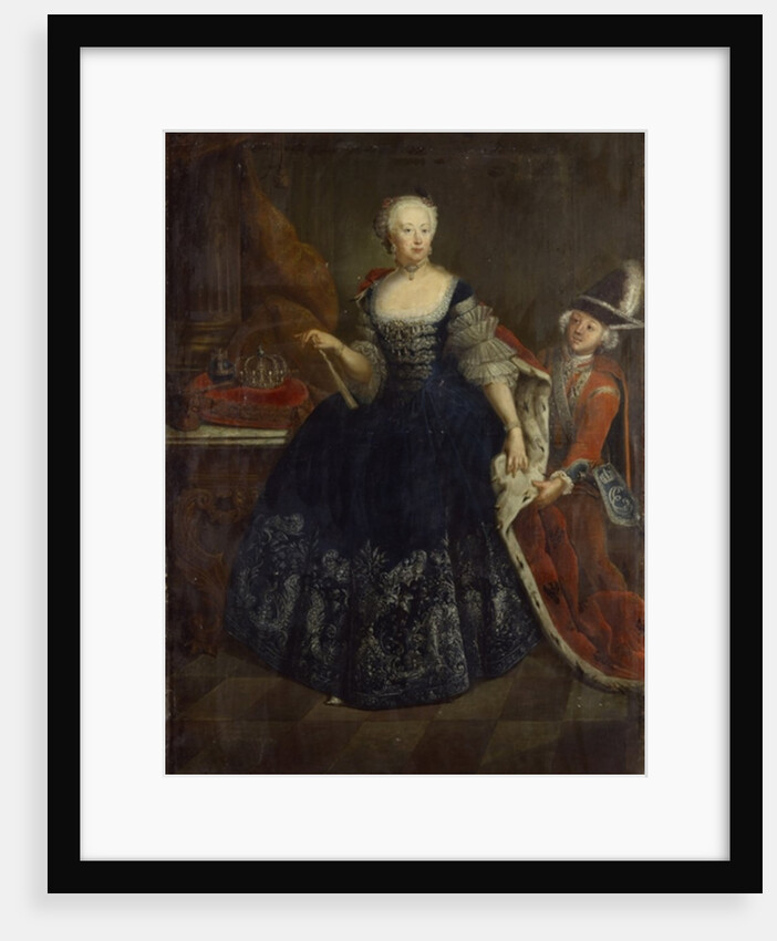 Elisabeth Christine von Braunschweig as Queen by Antoine Pesne