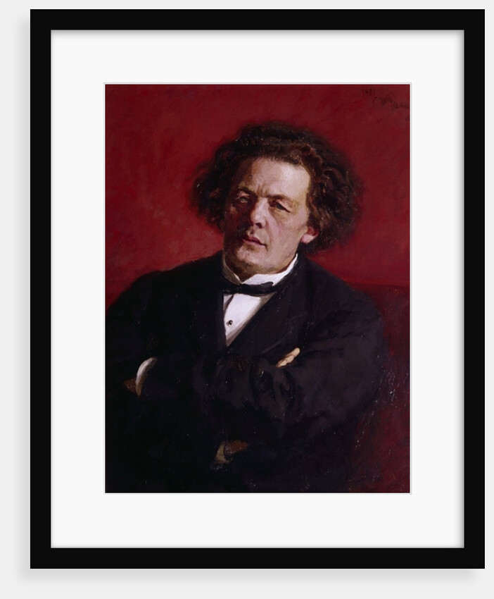 Portrait of Anton Grigoryevich Rubinstein, 1881 by Ilya Efimovich Repin