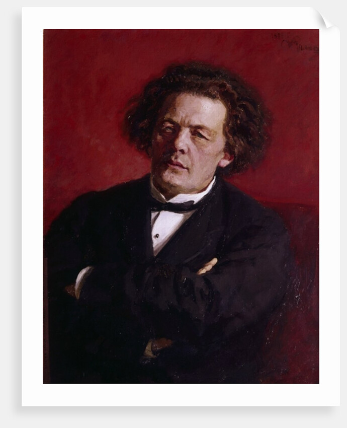 Portrait of Anton Grigoryevich Rubinstein, 1881 by Ilya Efimovich Repin