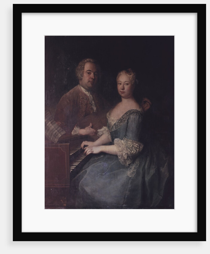 Karl-Heinrich Graun and his wife Anna-Louise, c.1735 by Antoine Pesne