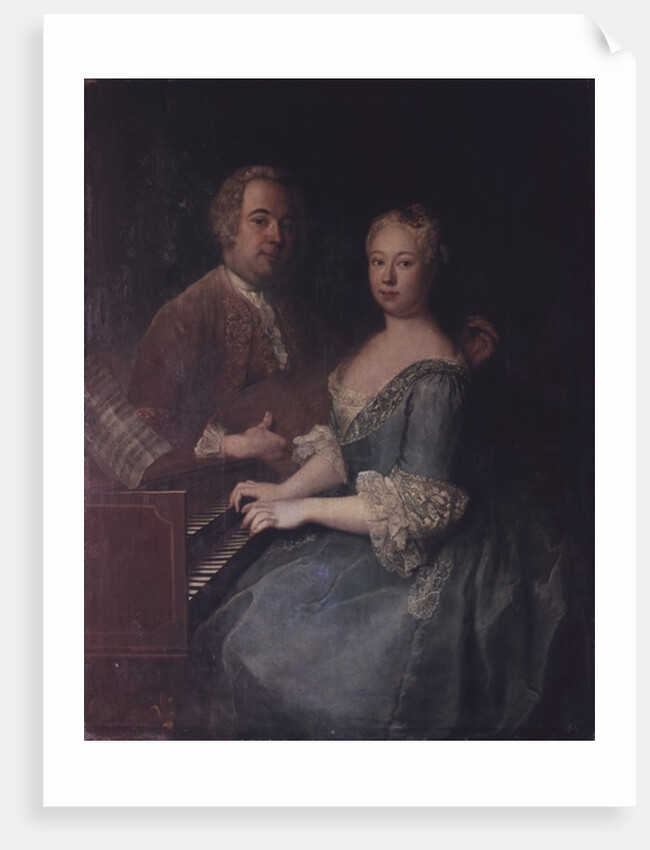 Karl-Heinrich Graun and his wife Anna-Louise, c.1735 by Antoine Pesne
