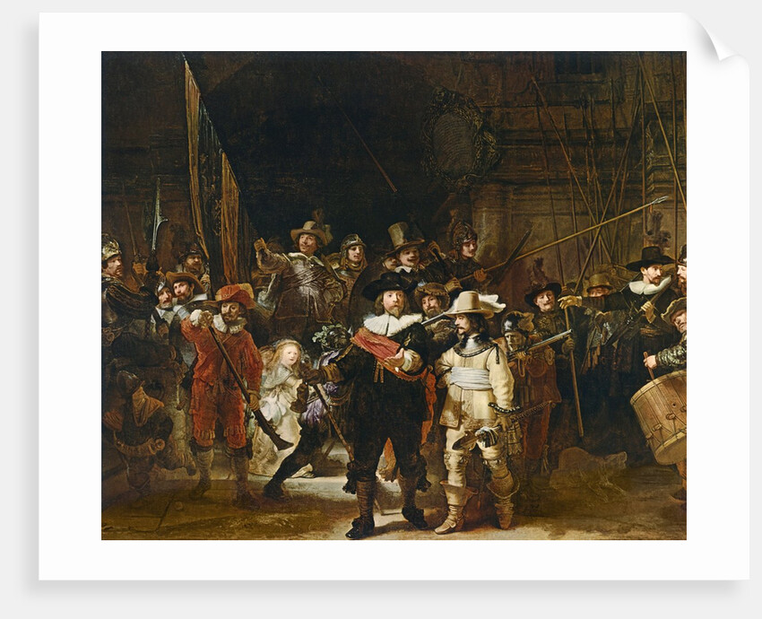 The Nightwatch, 1642 by Rembrandt Harmensz. van Rijn (after)