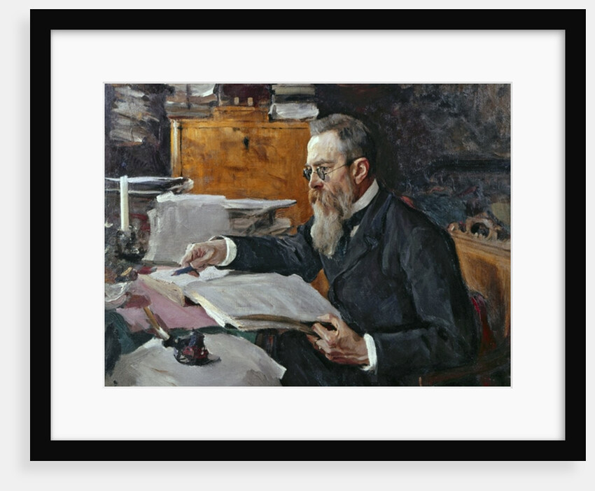 Portrait of Nikolai Andreyevich Rimsky-Korsakov by Valentin Aleksandrovich Serov