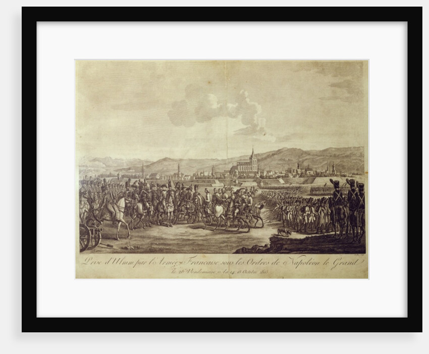 The Capitulation of Ulm in October 1805 by French School