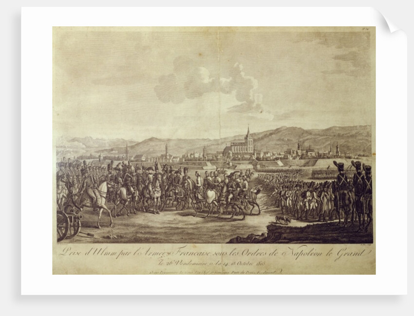 The Capitulation of Ulm in October 1805 by French School
