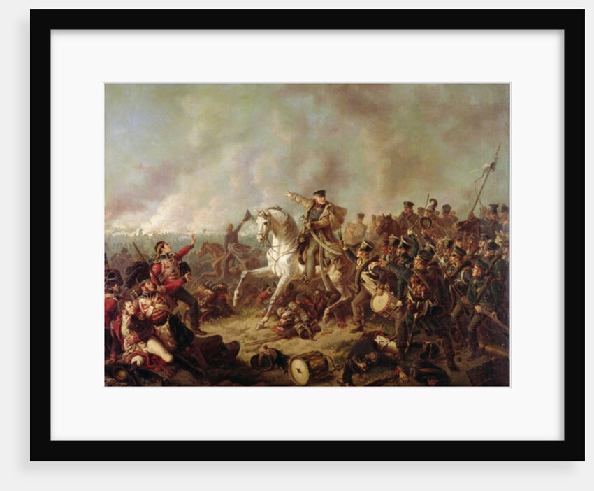 The Battle of Waterloo, 19th century by Friedrich Kaiser
