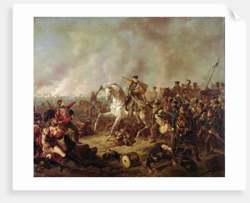 The Battle of Waterloo, 19th century by Friedrich Kaiser