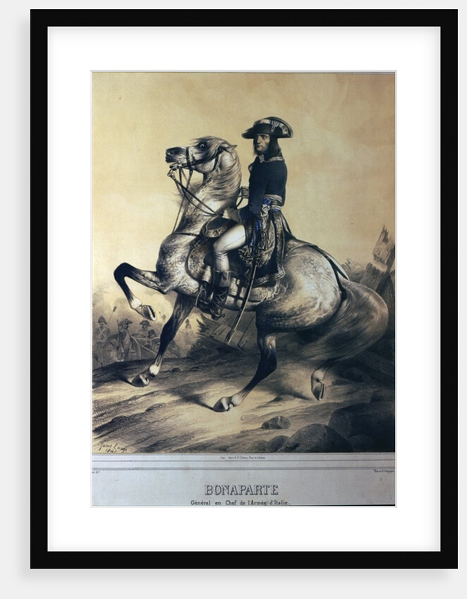 Napoleon Bonaparte as General and Supreme Commander of the Italian army by Ange-Louis Janet