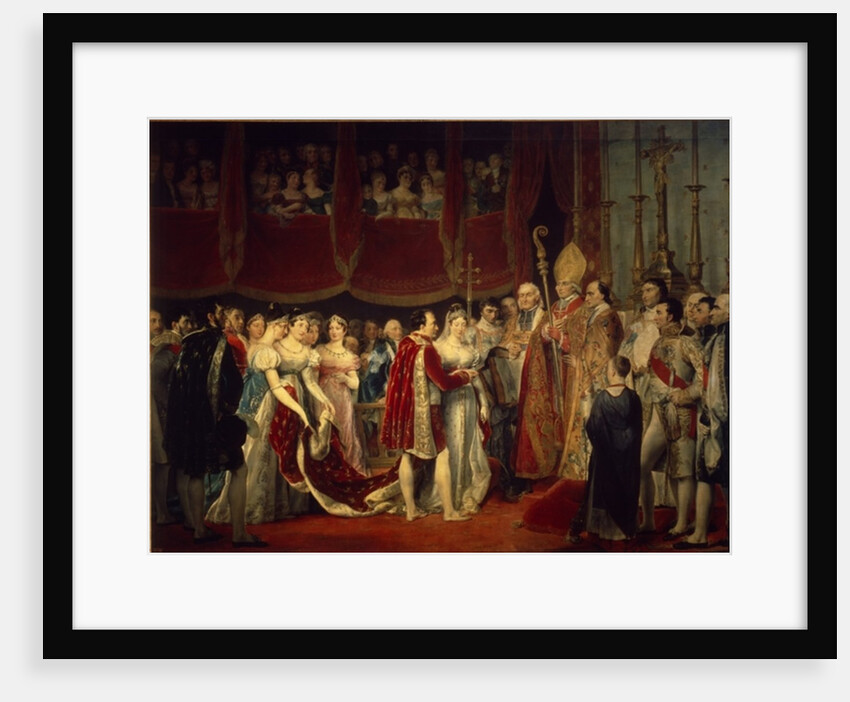 The marriage ceremony of Napoleon I and Archduchess Marie-Louis on 2nd April 1810 by Georges Rouget