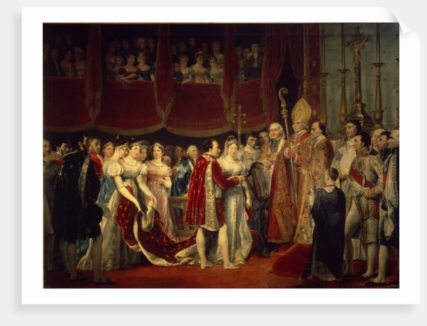 The marriage ceremony of Napoleon I and Archduchess Marie-Louis on 2nd April 1810 by Georges Rouget