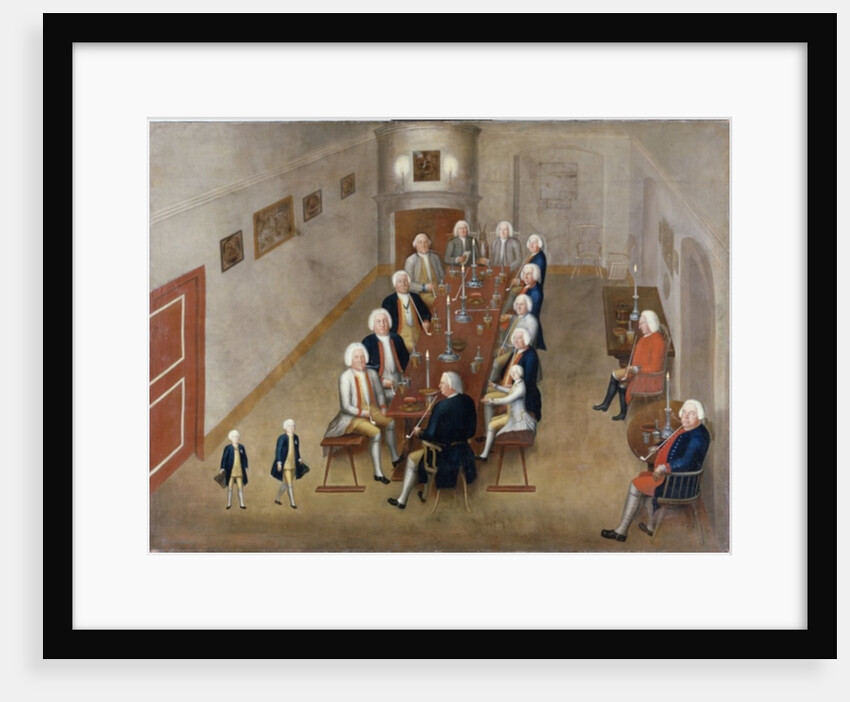 The smoking council of Frederick William I of Prussia, c.1737/8 by George Lisiewski