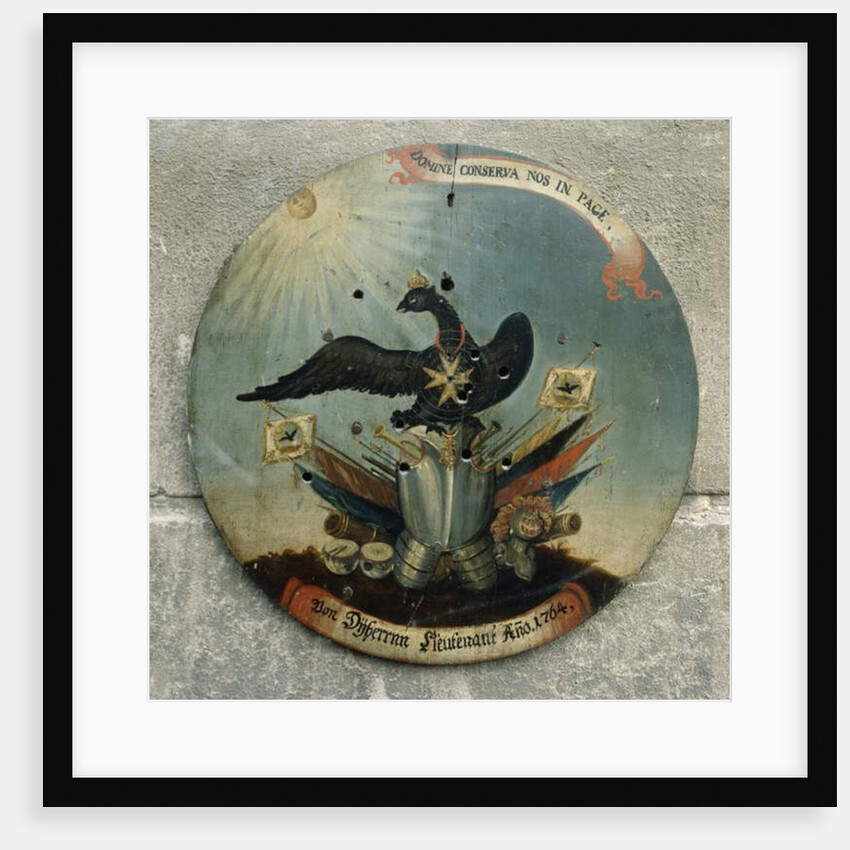 Shield of a Prussian officer, 1764 by German School