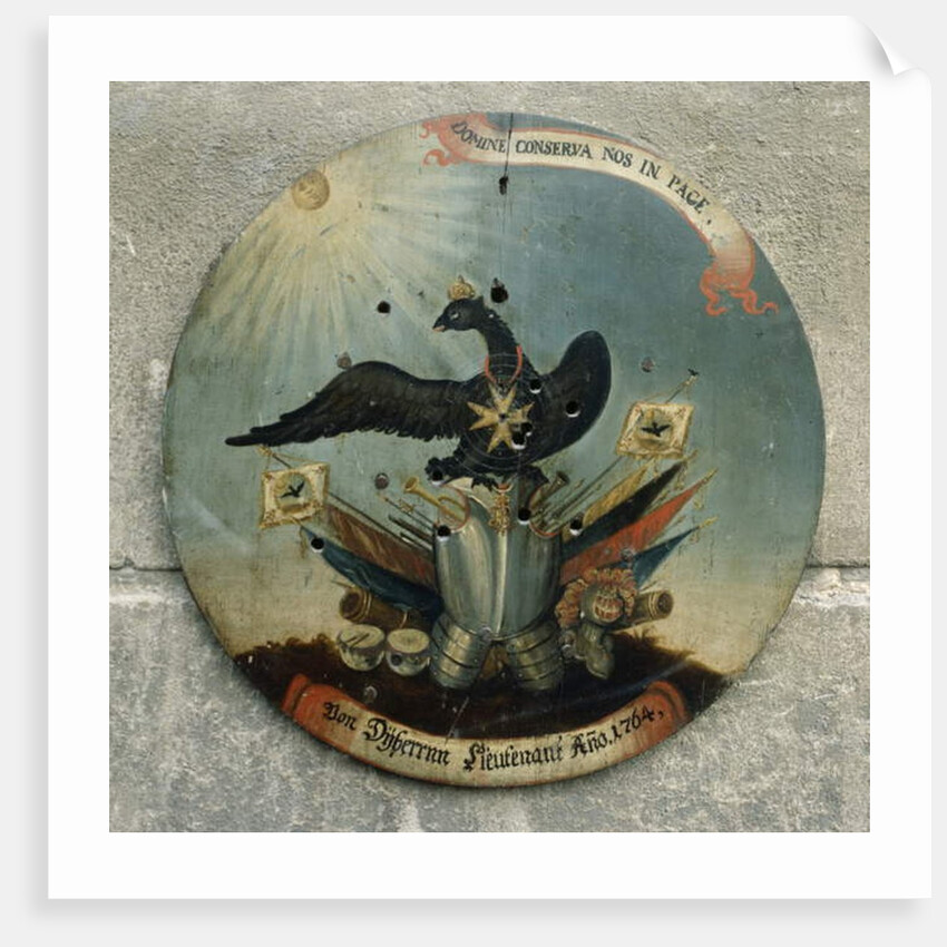 Shield of a Prussian officer, 1764 by German School