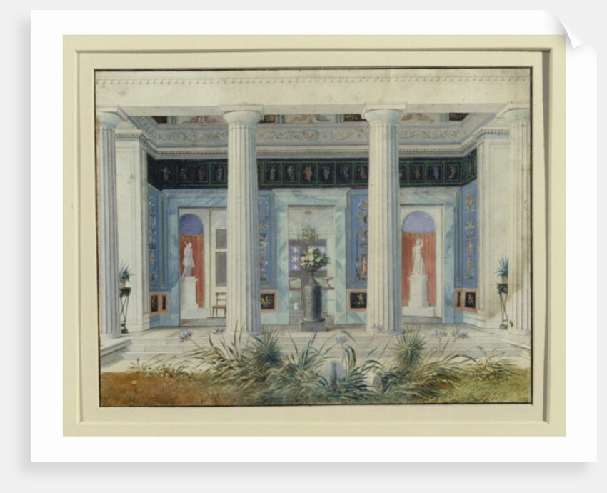 Garden portico, c.1834 by German School