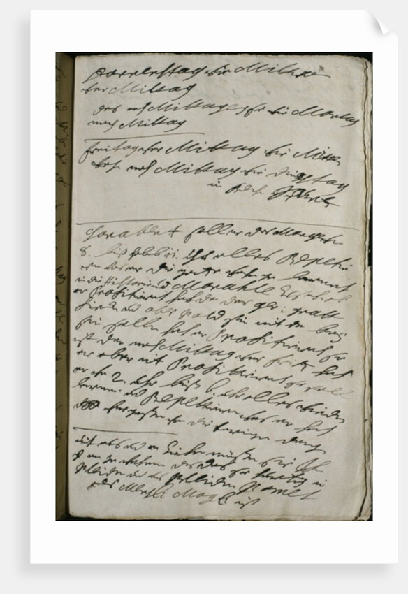 Instructions issued by Friedrich Wilhelm I by Frederick William I of Prussia