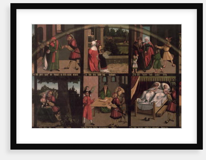 The Ten Commandments by Lucas the Elder Cranach