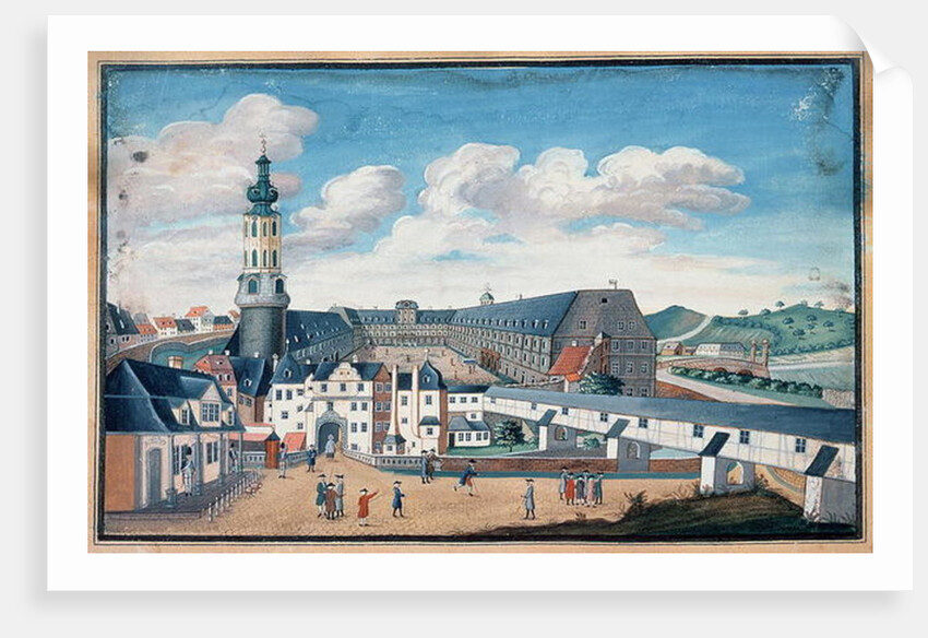View of Weimar with the Castle of Wilhelmsburg by School German