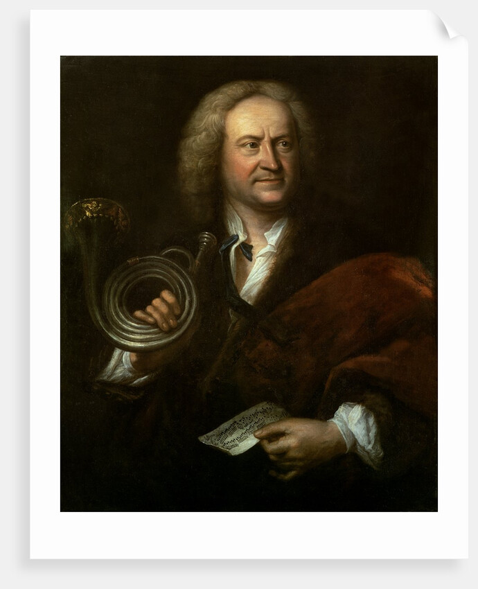 Gottfried Reiche, Senior Musician and Solo Trumpeter of Bach's Orchestra by Elias Gottleib Haussmann