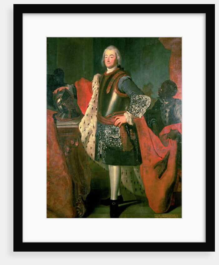 Prince Leopold Von Anhalt-Kothen, Patron of Bach from 1717-23 by Anonymous Anonymous
