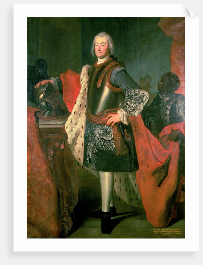 Prince Leopold Von Anhalt-Kothen, Patron of Bach from 1717-23 by Anonymous Anonymous
