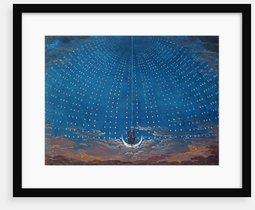 The Palace of the Queen of the Night by Karl Friedrich Schinkel