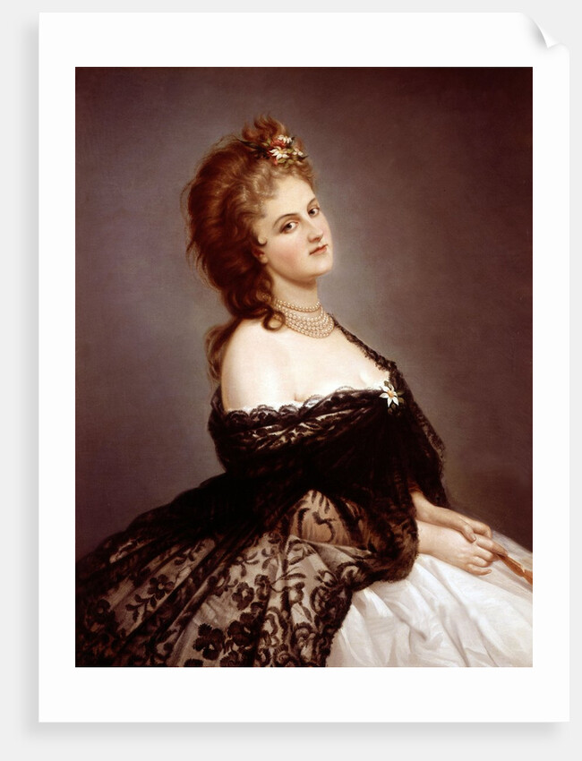 Virginia Oldoini, Countess of Castiglione, after a photo by Pierre-Louis Pierson, 1862 by Michele Gordigiani