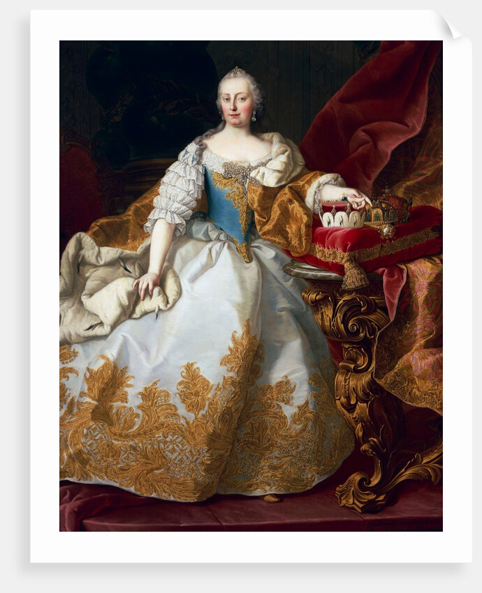 Maria Theresa, Empress of Austria, 1744 by Martin van Mytens or Meytens