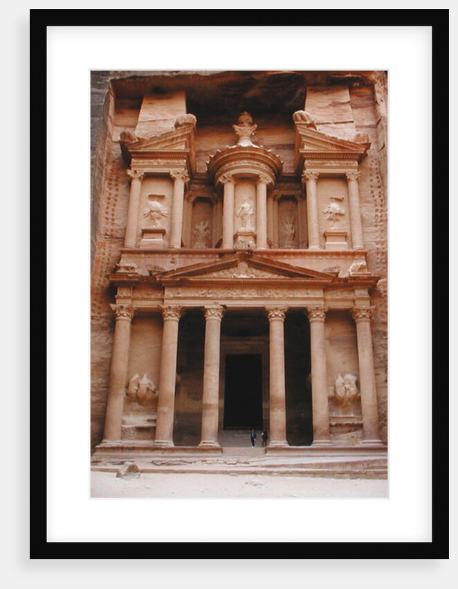 Facade of the Khazneh Firaoun by Nabatean