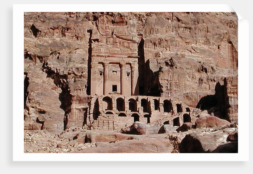 Rock tombs by Nabatean