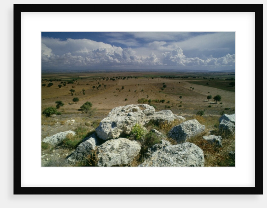 View from Troy of the surrounding landscape by Anonymous
