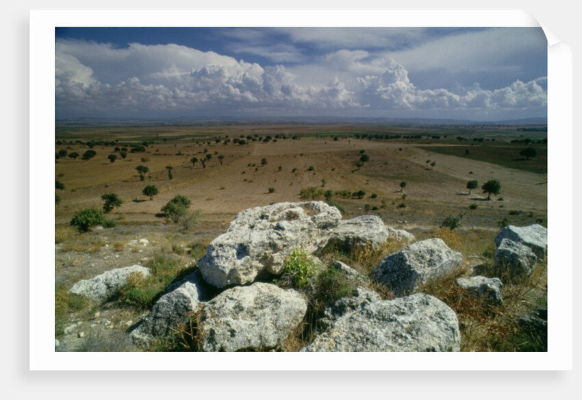 View from Troy of the surrounding landscape by Anonymous