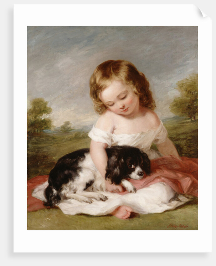 Portrait of Sir Henry M. Meysey-Thompson 1st Baron Knaresborough as a Boy, 1860 by Frederick Richard Say