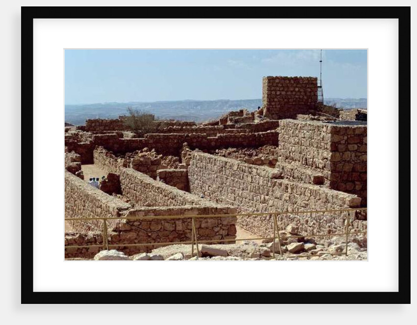 Remains of the fortress palace, built by Herod the Great c.37-31 BC by Anonymous