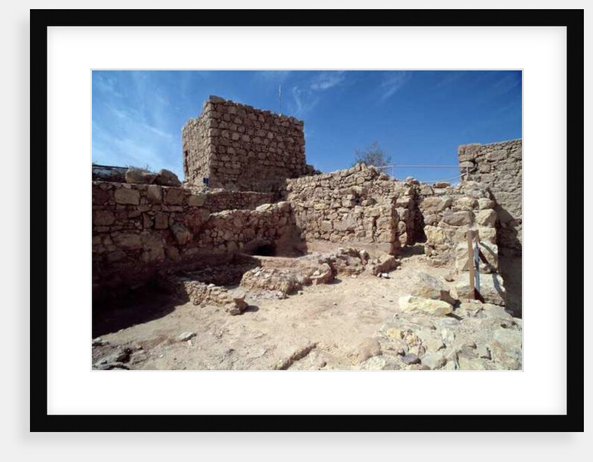 Remains of the fortress palace, built by Herod the Great c.37-31 BC by Anonymous