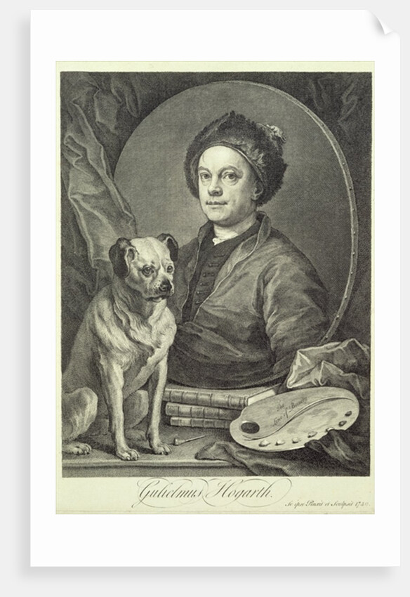 Self Portrait, 1749 by William Hogarth