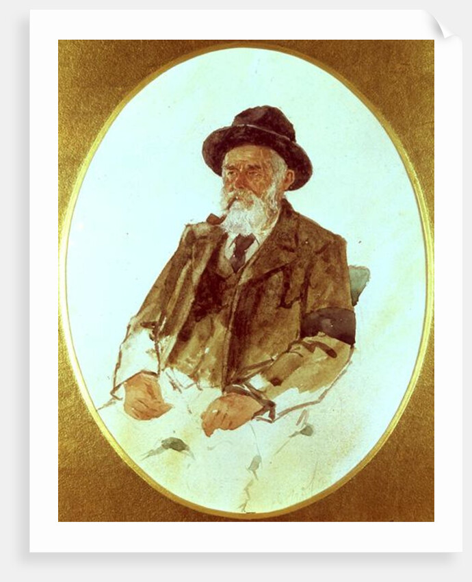 Portrait of Melchior Anderegg by English School